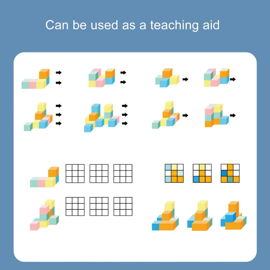 20pcs Pastel Magnetic 2cm Cubes for Kids Age 4+