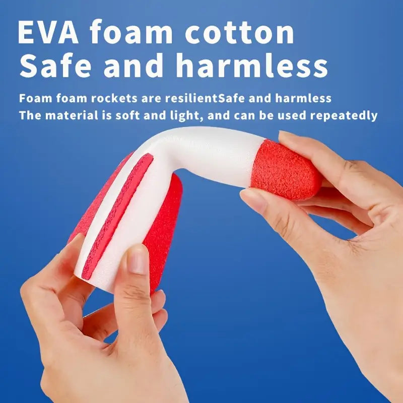 Rocket Launcher Set with Foam Rockets for Kids