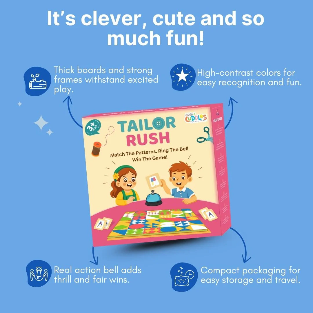 A Tailor Rush Match The Pattern and Win The Game for Kids