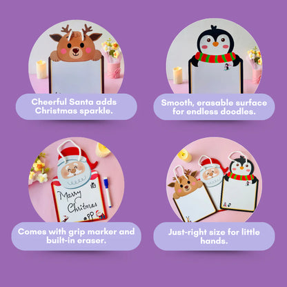 Christmas Design Write and Wipe Board for Kids