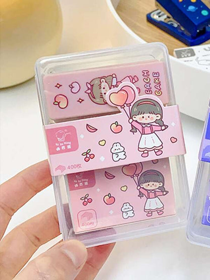 Whimsical Delight: Cartoon Graphic Stapler & Staple Set