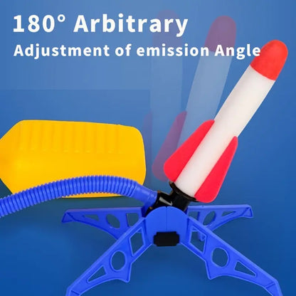 Rocket Launcher Set with Foam Rockets for Kids