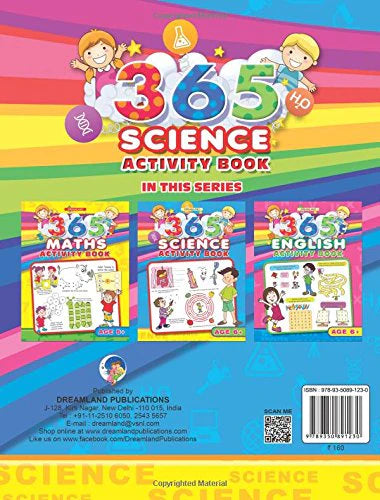 365 Activity Books for Children Age 6-8 (Pack of 3)
