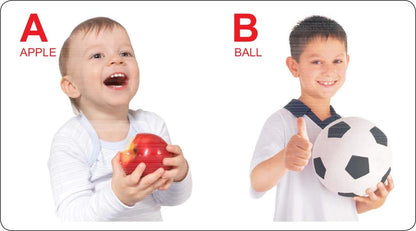 Kiddy Board Books Gift Box Set of 10 Books for 0 - 2 Years Toddler Babies