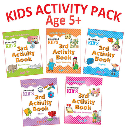 Kid's Activity Age 5+ - Pack of 5