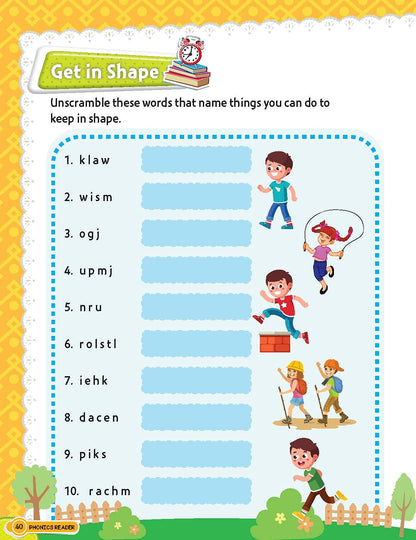 Phonics Reader 5 Books Pack for Children Age 3 -10 Years