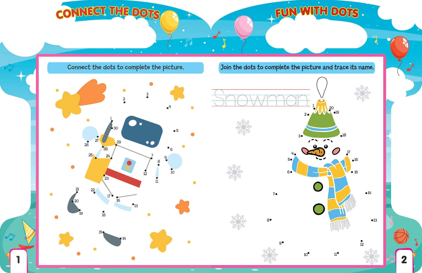 Amazing Write and Wipe With Free Pen for Kids (Pack of 8)