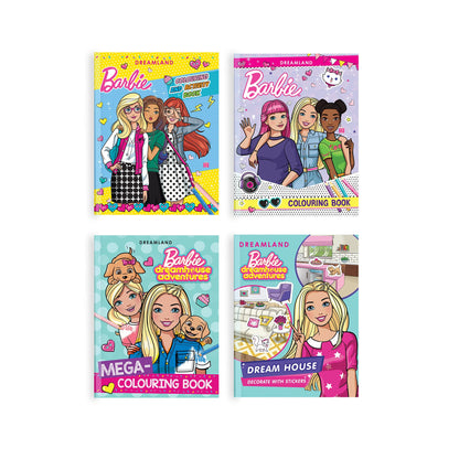 Barbie Colouring and Activity Books (Pack of 4)