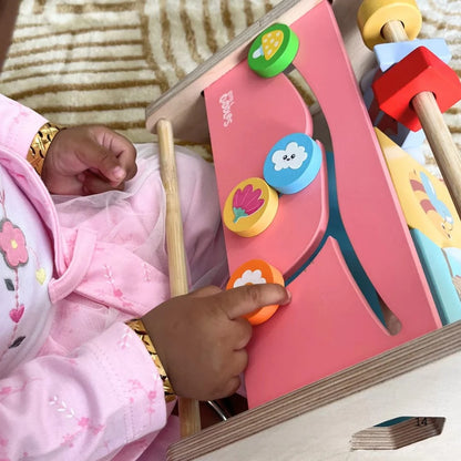 Wooden Little Learner Activity Triangle for Kids Age1+