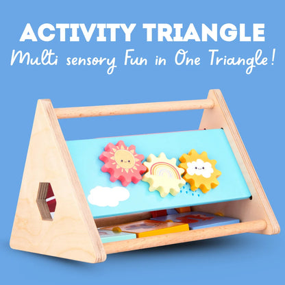 Wooden Little Learner Activity Triangle for Kids Age1+