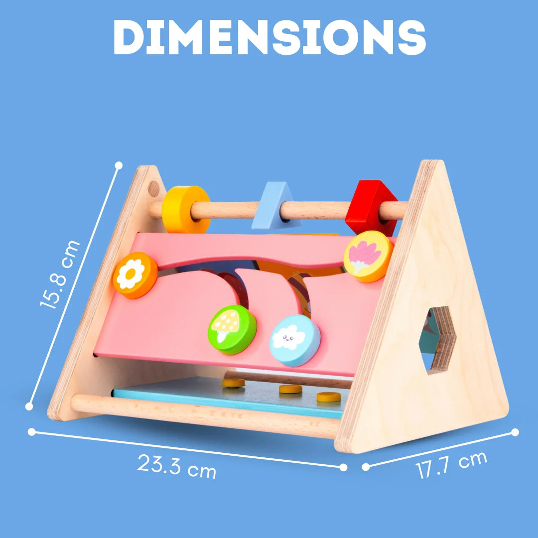 Wooden Little Learner Activity Triangle for Kids Age1+