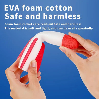 Rocket Launcher Set with Foam Rockets for Kids