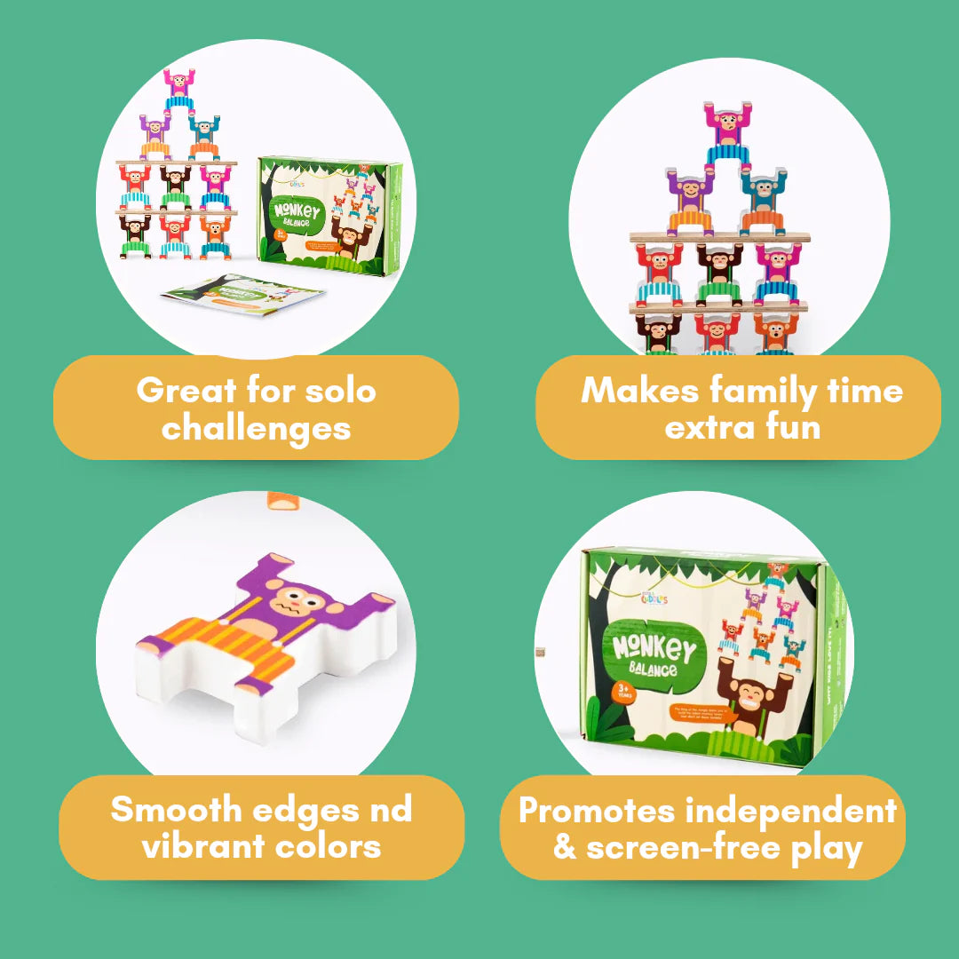 Monkey Balance Toy for Kids