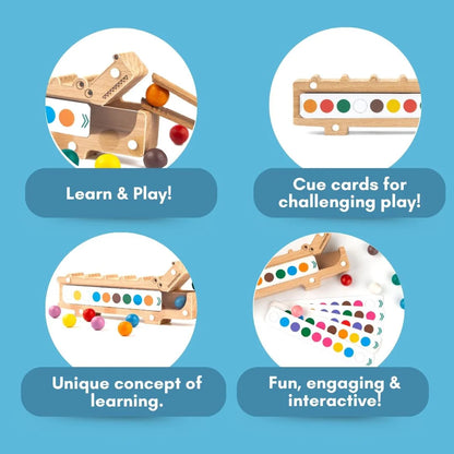 Wooden Crocodile Snap N Sort Toy