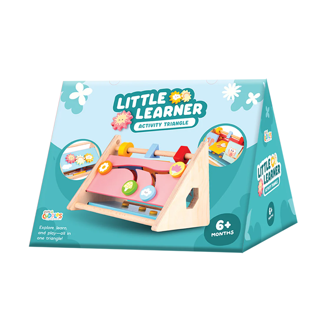 Wooden Little Learner Activity Triangle for Kids Age1+