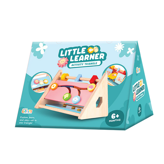 Wooden Little Learner Activity Triangle for Kids Age1+