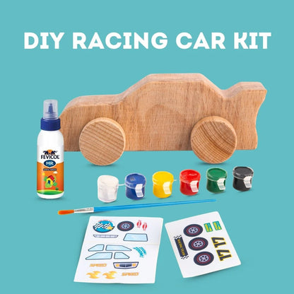 Wooden Diy Car for Kids Age 3+